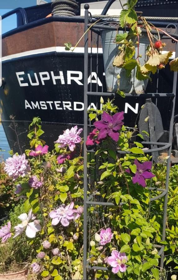 Wheelhouse Euphrate Houseboat Bed & Breakfast Diemerbrug Eksteriør bilde